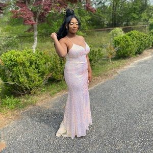 Mermaid Sequin Maxi Dress